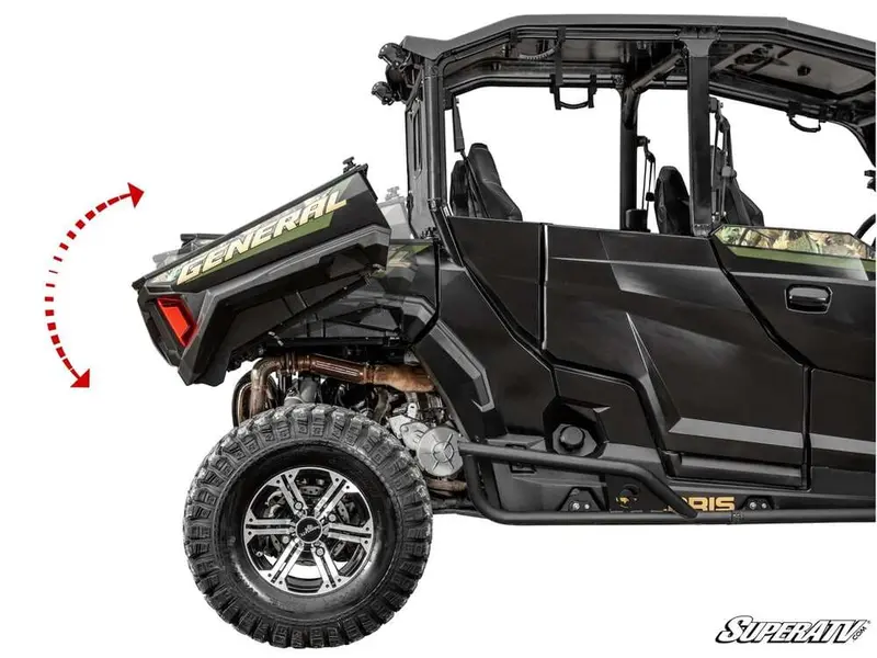 Superatv Polaris General Xp 1000 Electric Dump Bed Kit 1