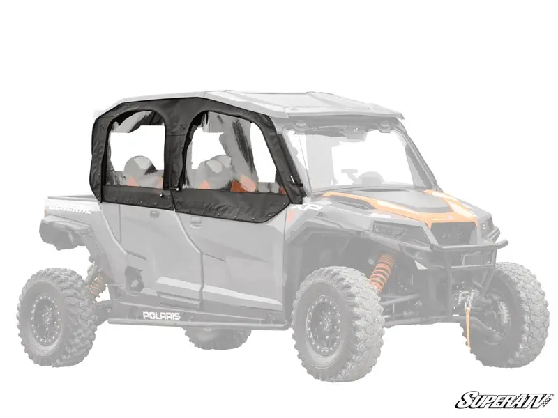 Superatv Polaris General Xp 1000 Primal Soft Cab Enclosure Upper Doors 3