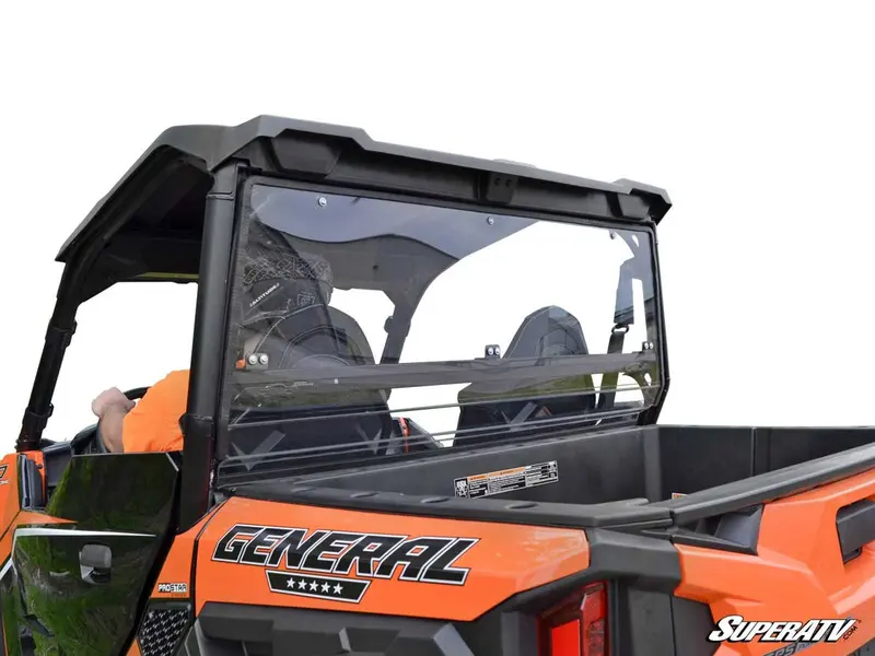 Superatv Polaris General Xp 1000 Rear Windshield 1