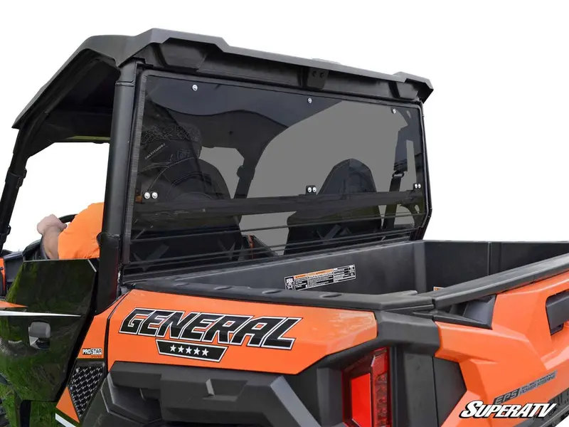 Superatv Polaris General Xp 1000 Rear Windshield 3