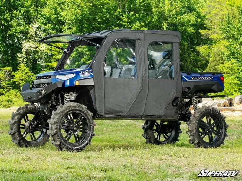 Superatv Polaris Ranger 1000 Crew Soft Cab Enclosure Doors 2
