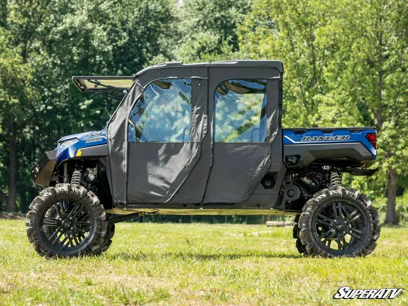 Superatv Polaris Ranger 1000 Crew Soft Cab Enclosure Doors 3