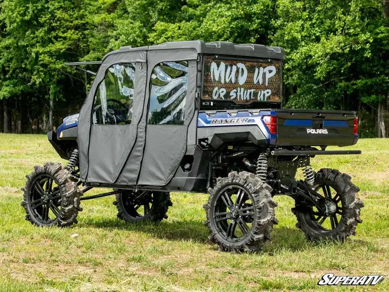 Superatv Polaris Ranger 1000 Crew Soft Cab Enclosure Doors 4