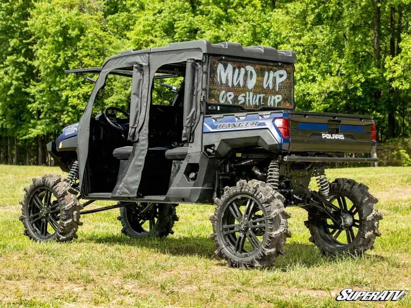Superatv Polaris Ranger 1000 Crew Soft Cab Enclosure Doors 5