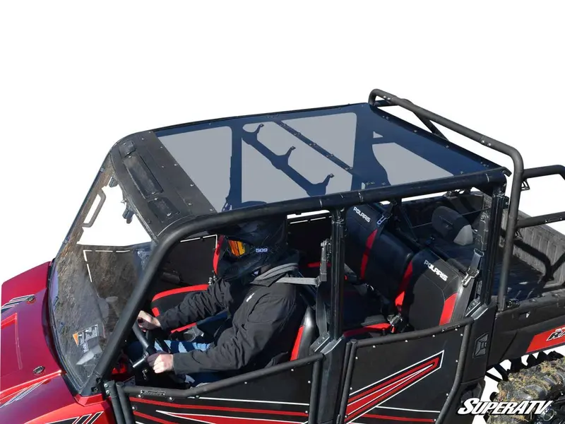 Superatv Polaris Ranger 1000 Crew Tinted Roof 1