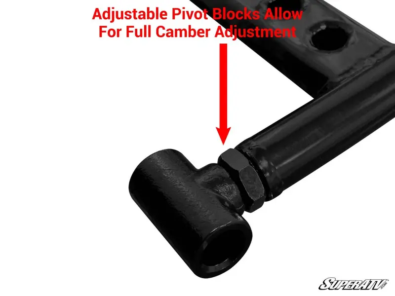 Superatv Polaris Ranger 1000 Diesel High Clearance 1.5” Forward Offset A-Arms 5