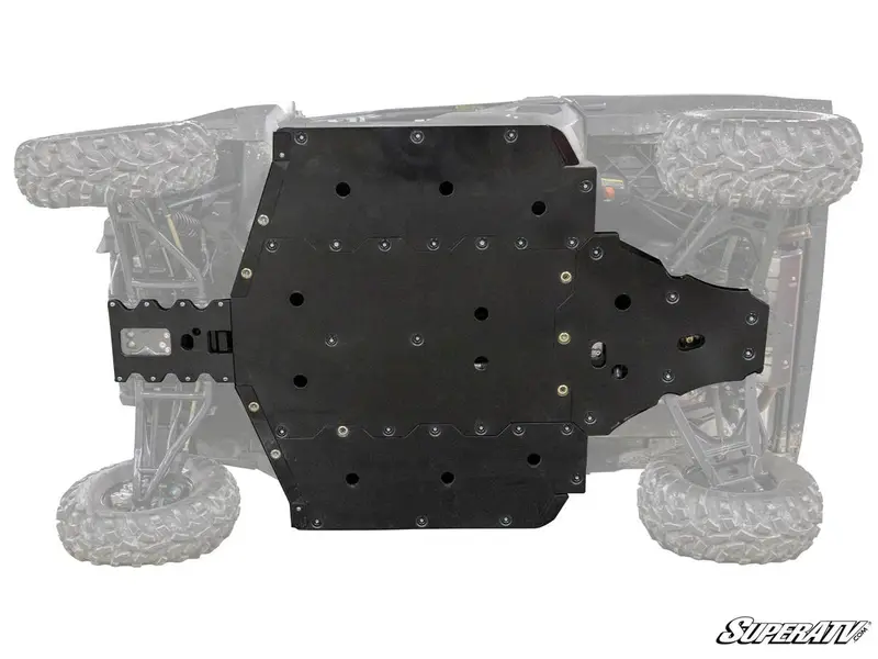 Superatv Polaris Ranger 1000 Full Skid Plate 1
