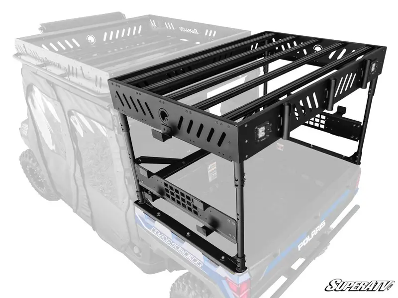 Superatv Polaris Ranger 1000 Outfitter Bed Rack 1