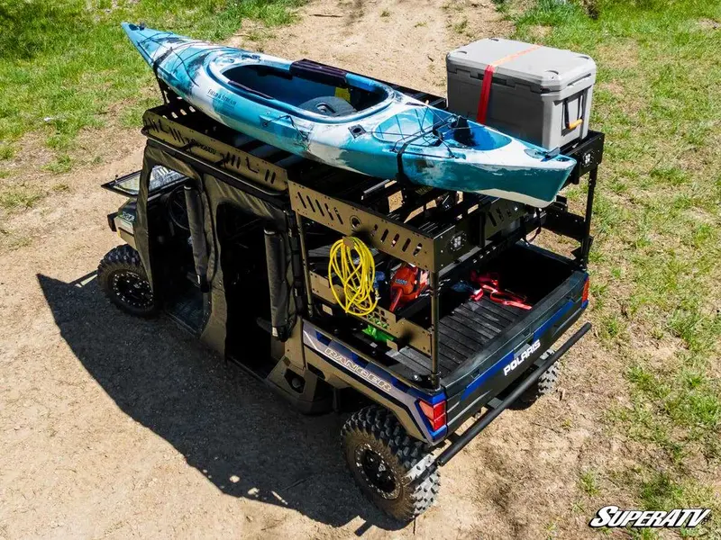 Superatv Polaris Ranger 1000 Outfitter Bed Rack 2