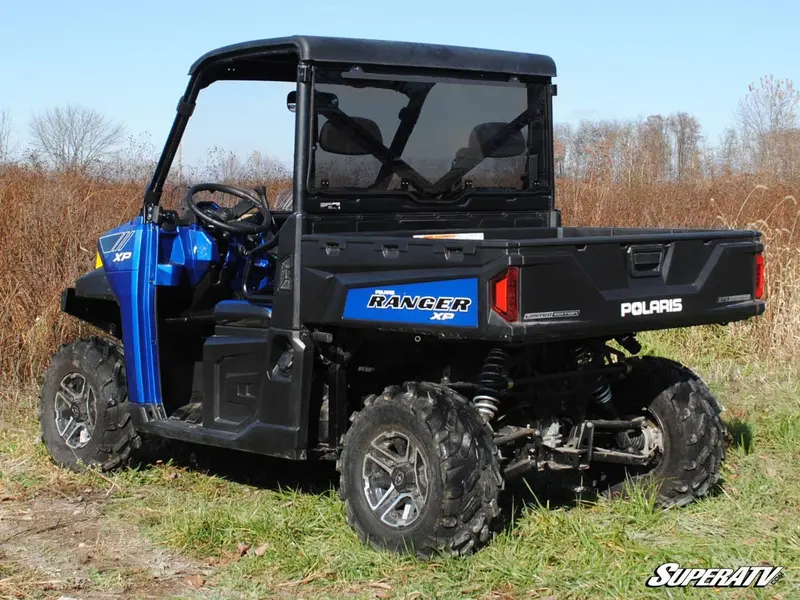 Superatv Polaris Ranger 1000 Scratch-Resistant Rear Windshield 2