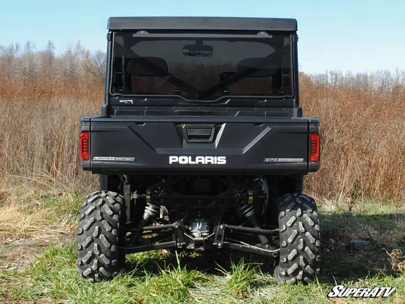Superatv Polaris Ranger 1000 Scratch-Resistant Rear Windshield 4