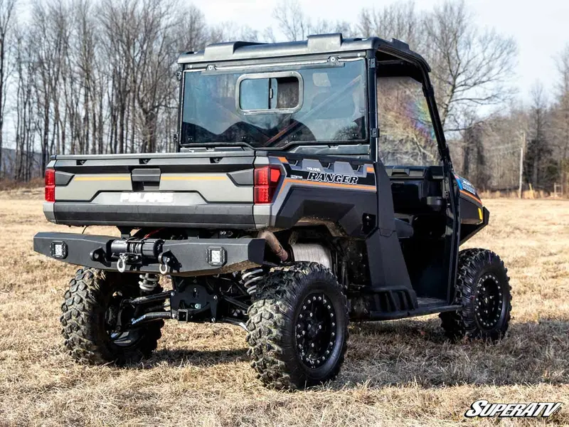 Superatv Polaris Ranger 1000 Sliding Rear Windshield 2