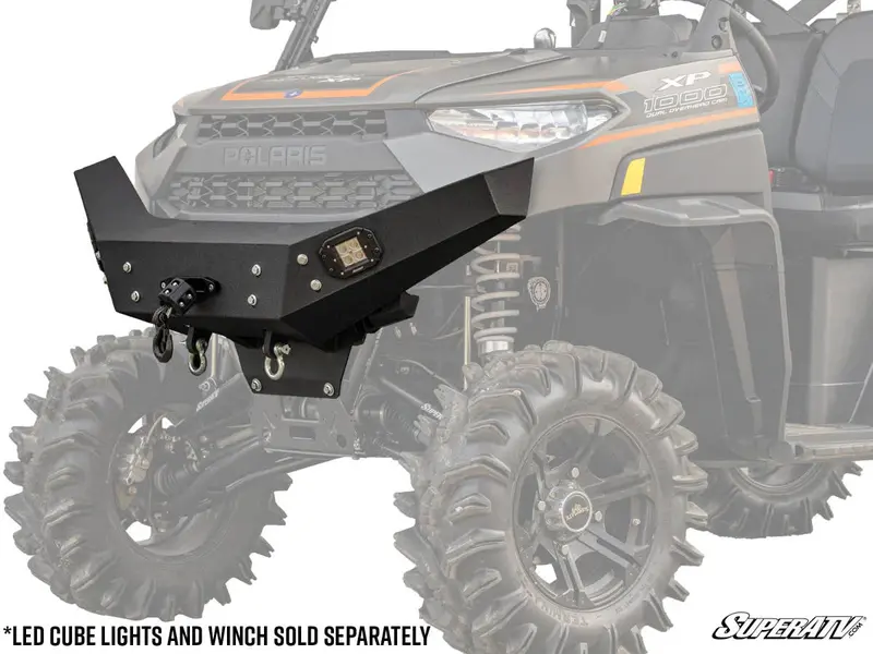 Superatv Polaris Ranger 1000 Winch Ready Bumper 1