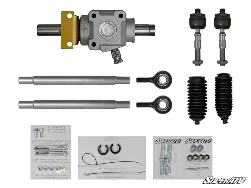 Superatv Polaris Ranger 400 Rackboss Heavy-Duty Rack & Pinion 2