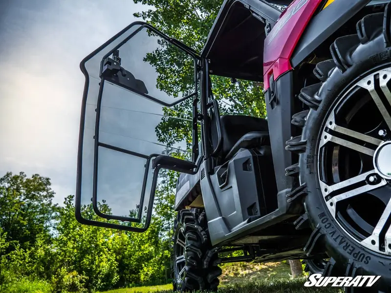 Superatv Polaris Ranger Midsize Cab Enclosure Doors 3