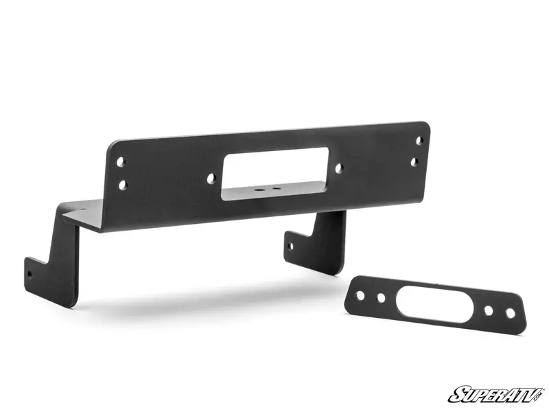 Superatv Polaris Ranger Midsize Winch Mounting Plate 1