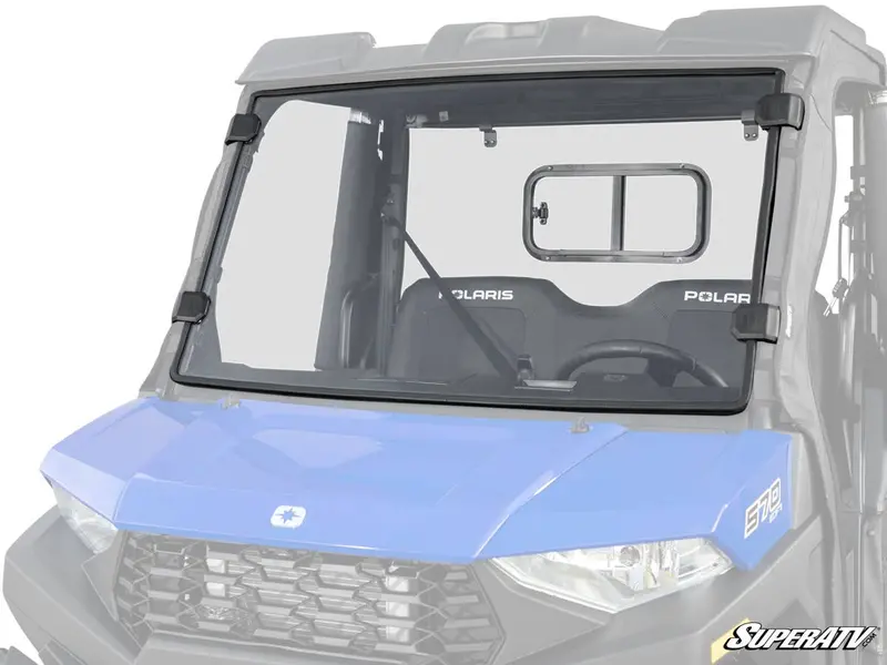 Superatv Polaris Ranger Sp 570 Scratch-Resistant Full Windshield 1