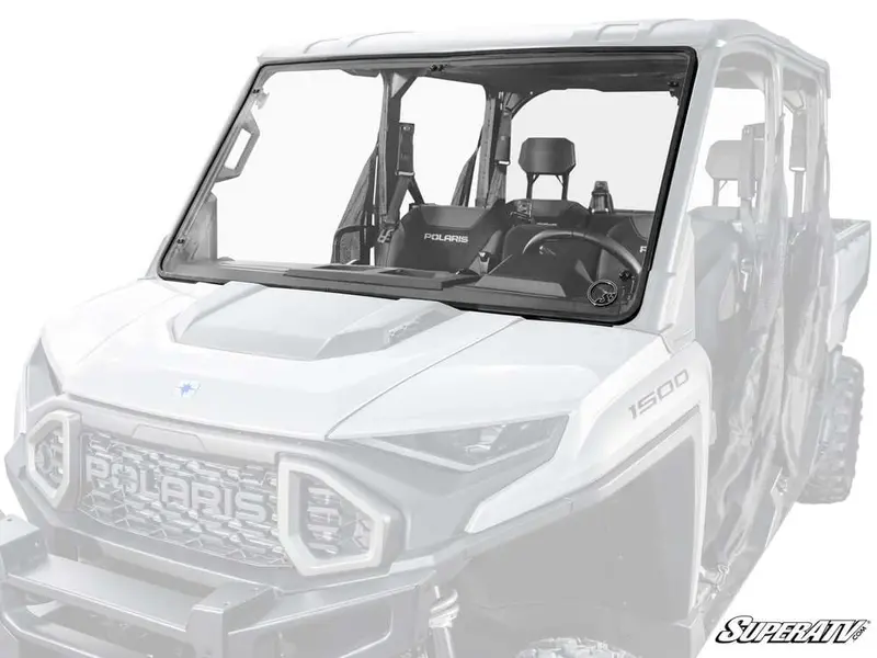 Superatv Polaris Ranger Xd 1500 Scratch Resistant Full Windshield 1