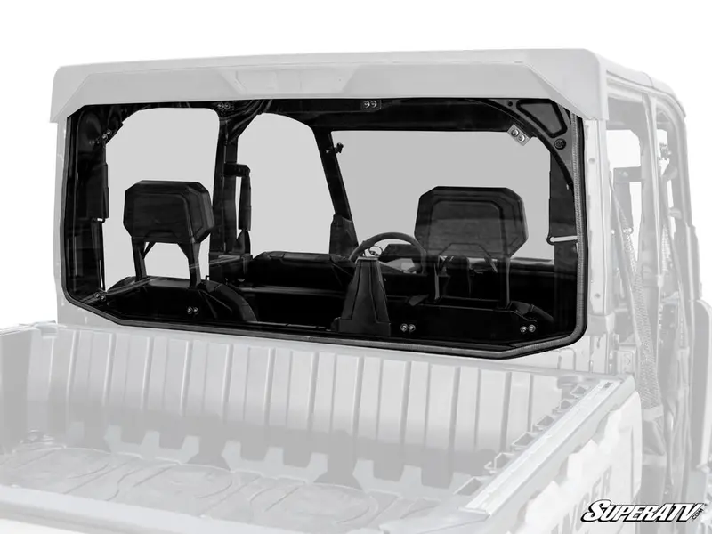 Superatv Polaris Ranger Xd 1500 Scratch-Resistant Rear Windshield 1