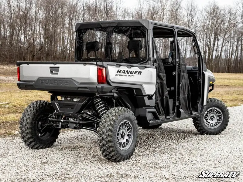 Superatv Polaris Ranger Xd 1500 Scratch-Resistant Rear Windshield 2