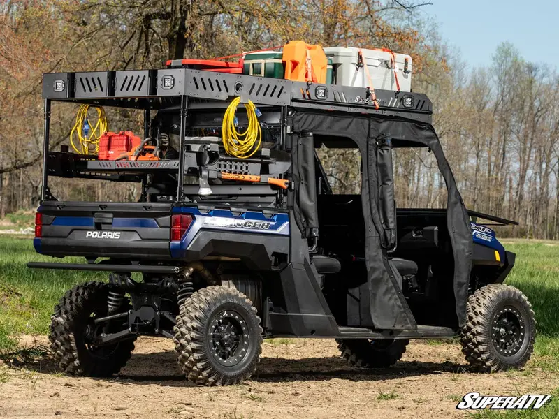 Superatv Polaris Ranger Xp 1000 Outfitter Bed Rack 3