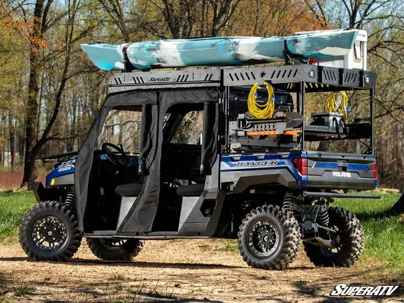 Superatv Polaris Ranger Xp 1000 Outfitter Bed Rack 4