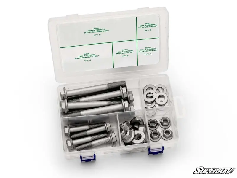 Superatv Polaris Ranger Xp 1000 Up & Running Suspension Bolt Kit 1