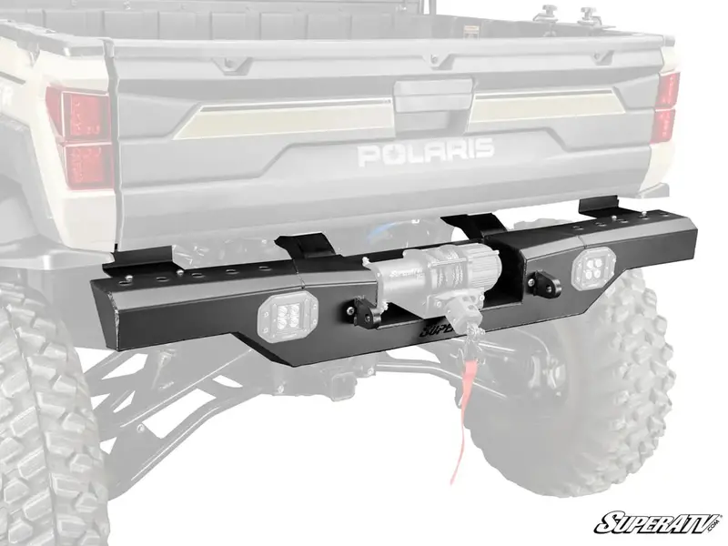 Superatv Polaris Ranger Xp 1000 Winch Ready Rear Bumper 2