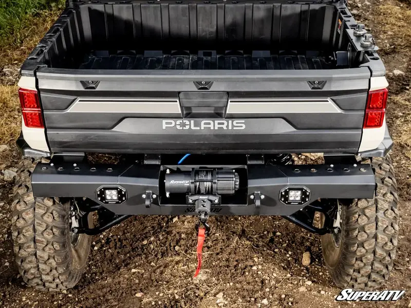 Superatv Polaris Ranger Xp 1000 Winch Ready Rear Bumper 4