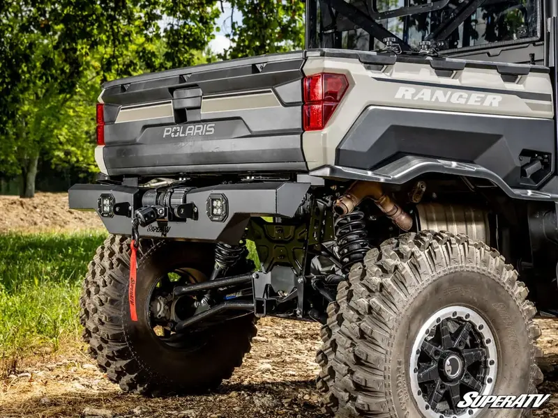 Superatv Polaris Ranger Xp 1000 Winch Ready Rear Bumper 7