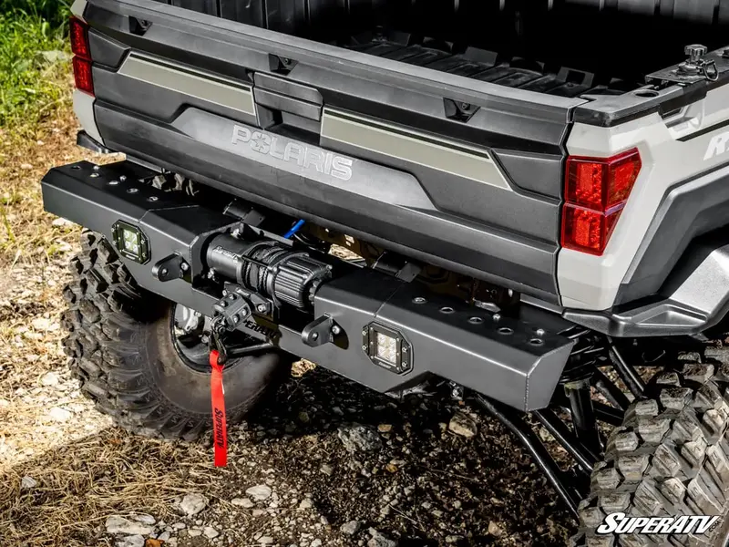 Superatv Polaris Ranger Xp 1000 Winch Ready Rear Bumper 8