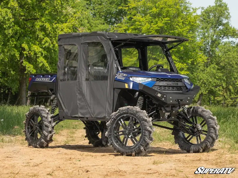 Superatv Polaris Ranger Xp 570 Maxdrive Power Flip Windshield 2