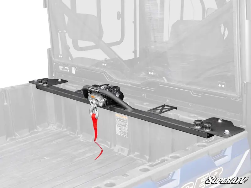 Superatv Polaris Ranger Xp Kinetic Bed Winch 1