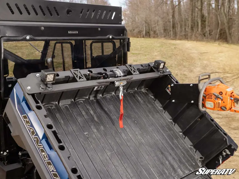 Superatv Polaris Ranger Xp Kinetic Bed Winch 2