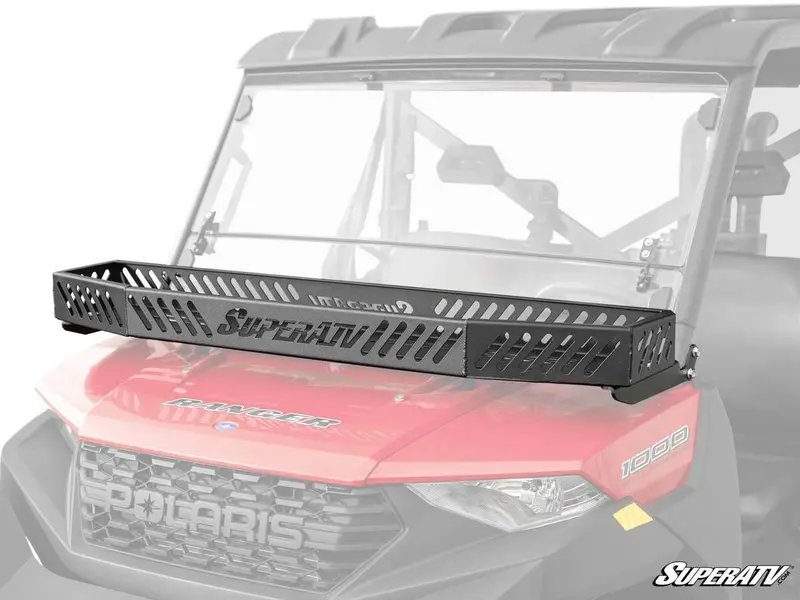 Superatv Polaris Ranger Xp Kinetic Hood Rack Bravo 1