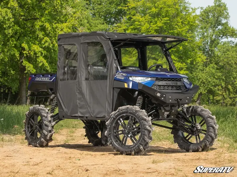 Superatv Polaris Ranger Xp Kinetic Maxdrive Power Flip Windshield 2