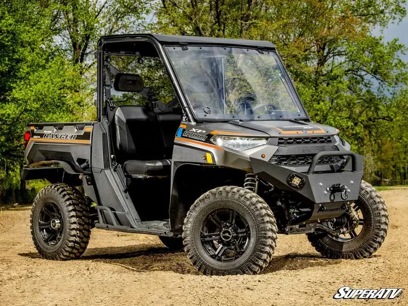 Superatv Polaris Ranger Xp Kinetic Scratch-Resistant Flip Windshield 2
