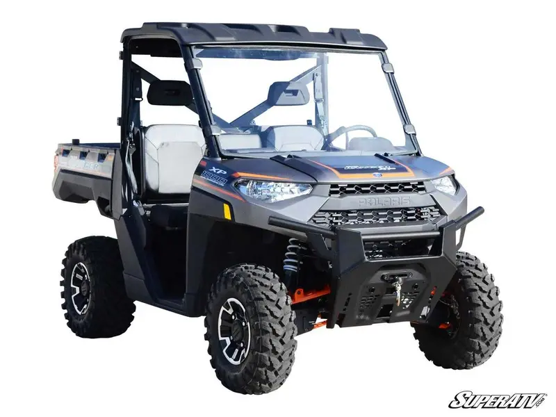 Superatv Polaris Ranger Xp Kinetic Scratch-Resistant Full Windshield 1