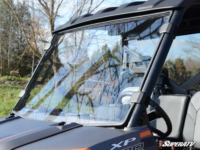 Superatv Polaris Ranger Xp Kinetic Scratch-Resistant Full Windshield 3