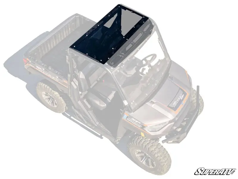 Superatv Polaris Ranger Xp Kinetic Tinted Roof 1