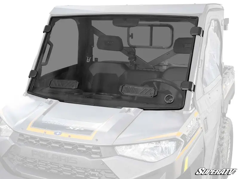 Superatv Polaris Ranger Xp Kinetic Vented Full Windshield 1