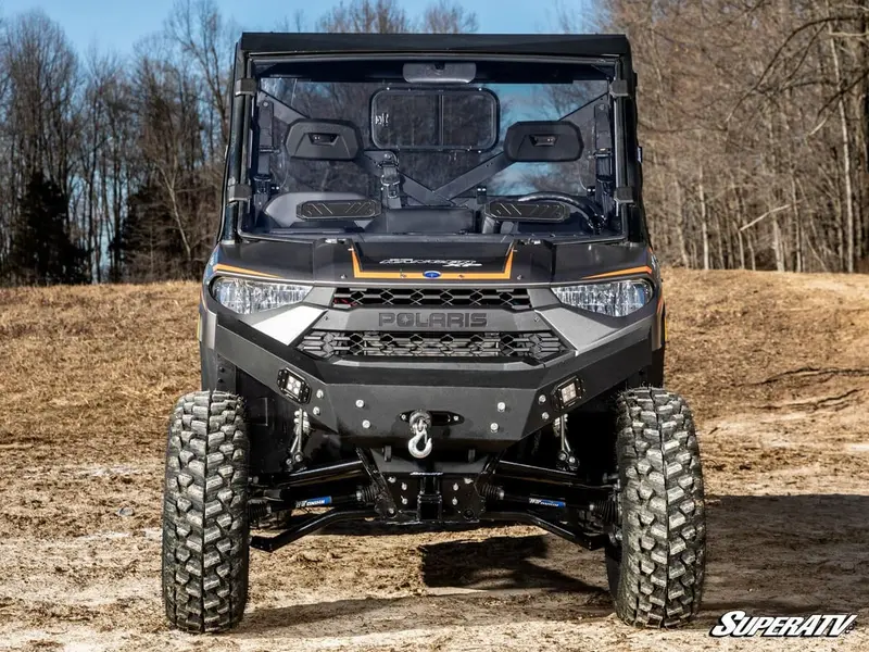 Superatv Polaris Ranger Xp Kinetic Vented Full Windshield 2