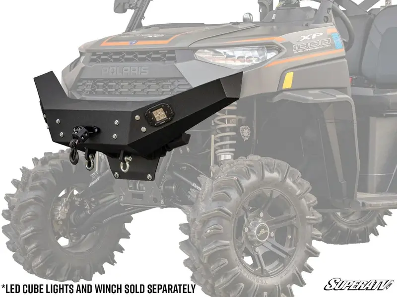 Superatv Polaris Ranger Xp Kinetic Winch-Ready Front Bumper 1