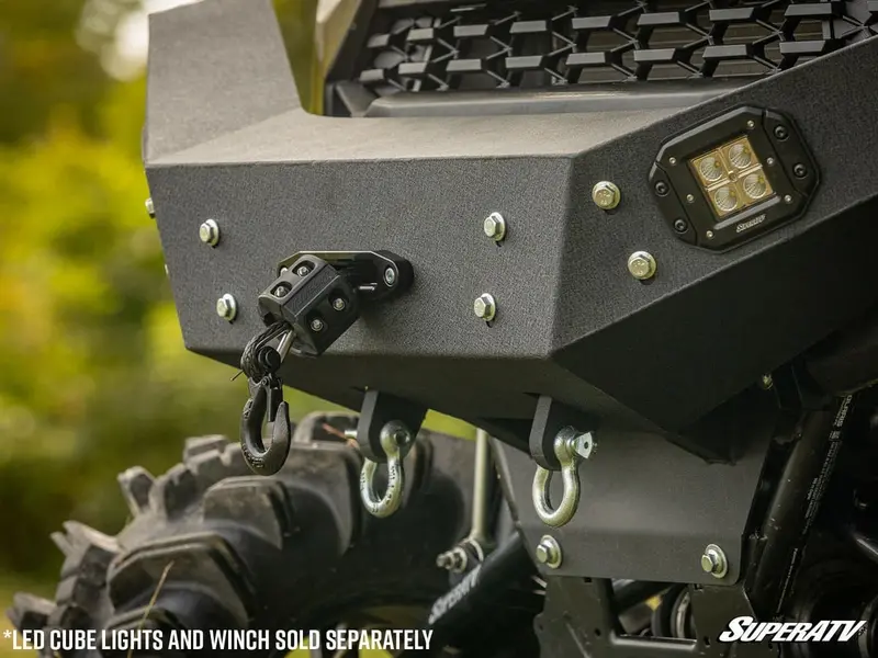 Superatv Polaris Ranger Xp Kinetic Winch-Ready Front Bumper 2