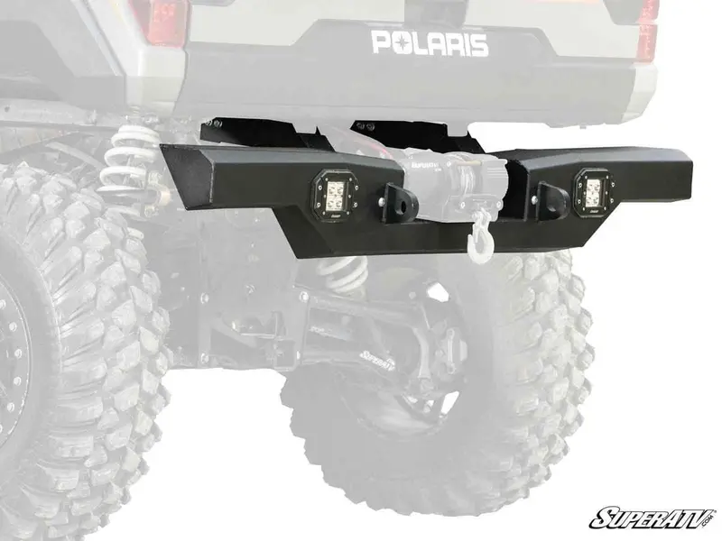 Superatv Polaris Ranger Xp Kinetic Winch-Ready Rear Bumper 2