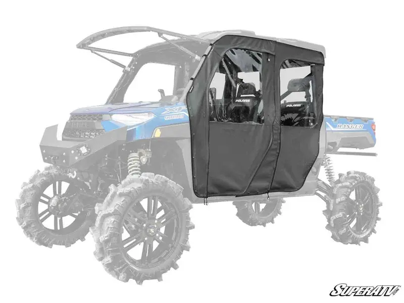 Superatv Polaris Ranger Xp1000 Crew Primal Soft Cab Enclosure Doors 1