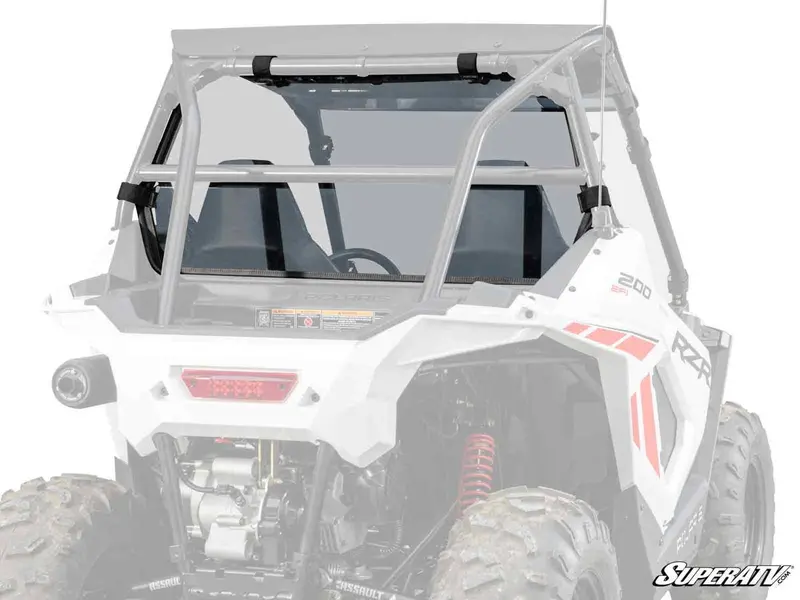 Superatv Polaris Rzr 200 Rear Windshield 1