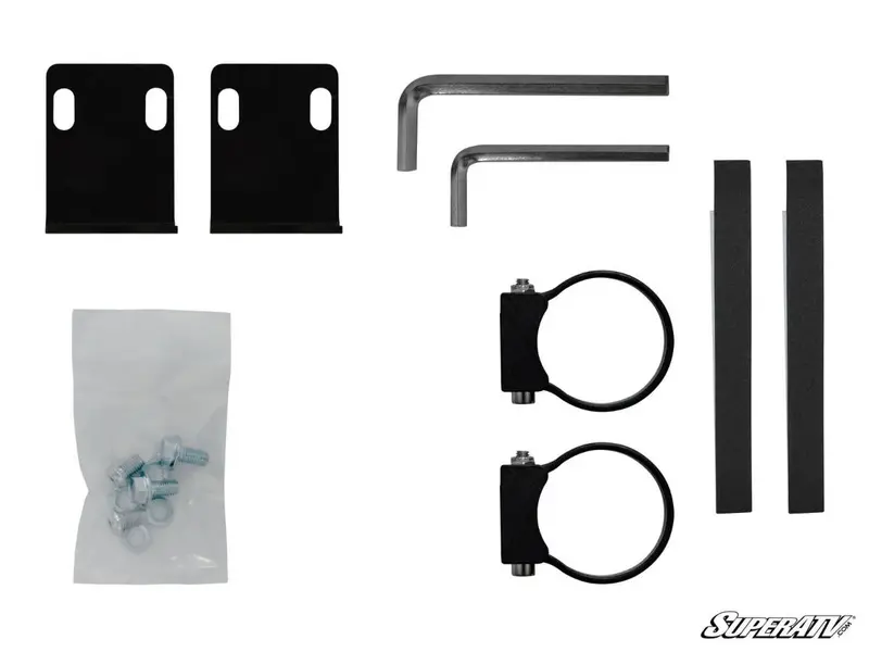 Superatv Polaris Rzr 30” Straight / Curved Light Bar Cage Mounting Bracket 1