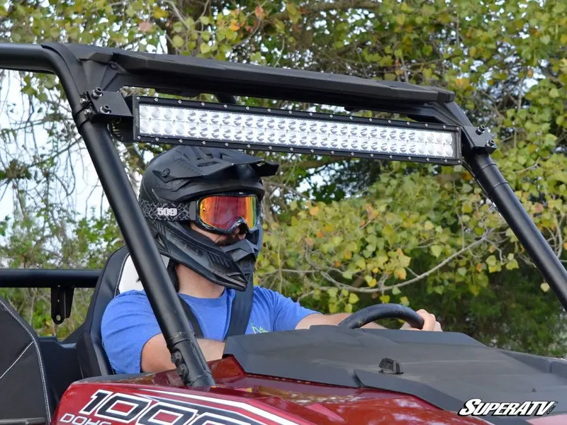 Superatv Polaris Rzr 30” Straight / Curved Light Bar Cage Mounting Bracket 2