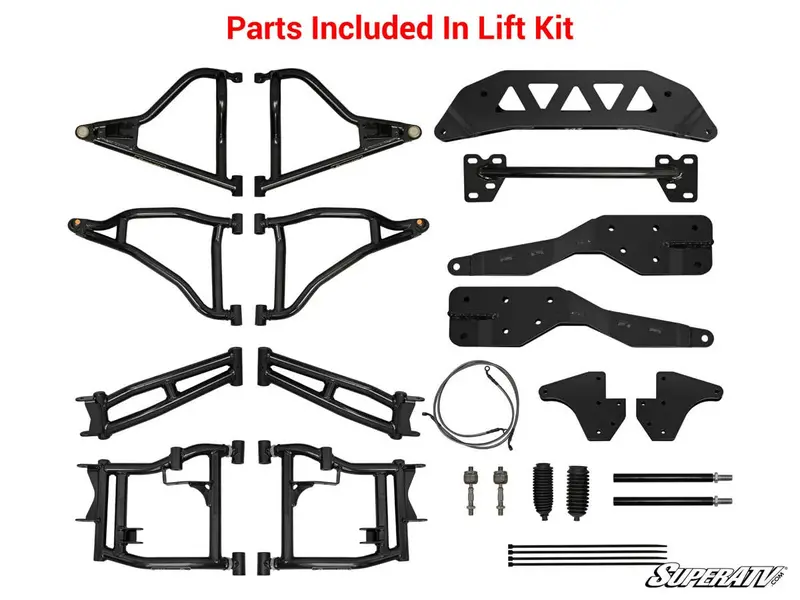 Superatv Polaris Rzr 900/Rzr S 900 High Clearance Conversion Kit - 1.5 Offset 1
